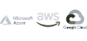 Amazon Web Services, Azure, Google Cloud Platform
